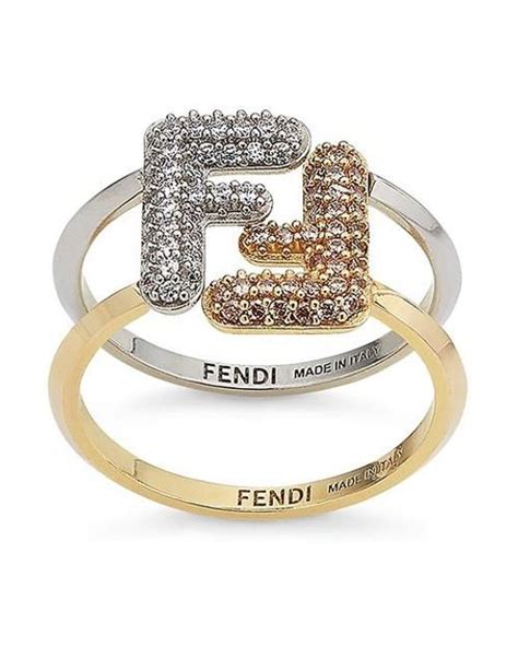 fendi ff ring on finger|FF Rings .